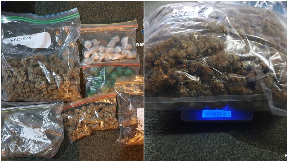 The cannabis police seized from a Corrimal Street unit. Pictures: Wollongong Police District