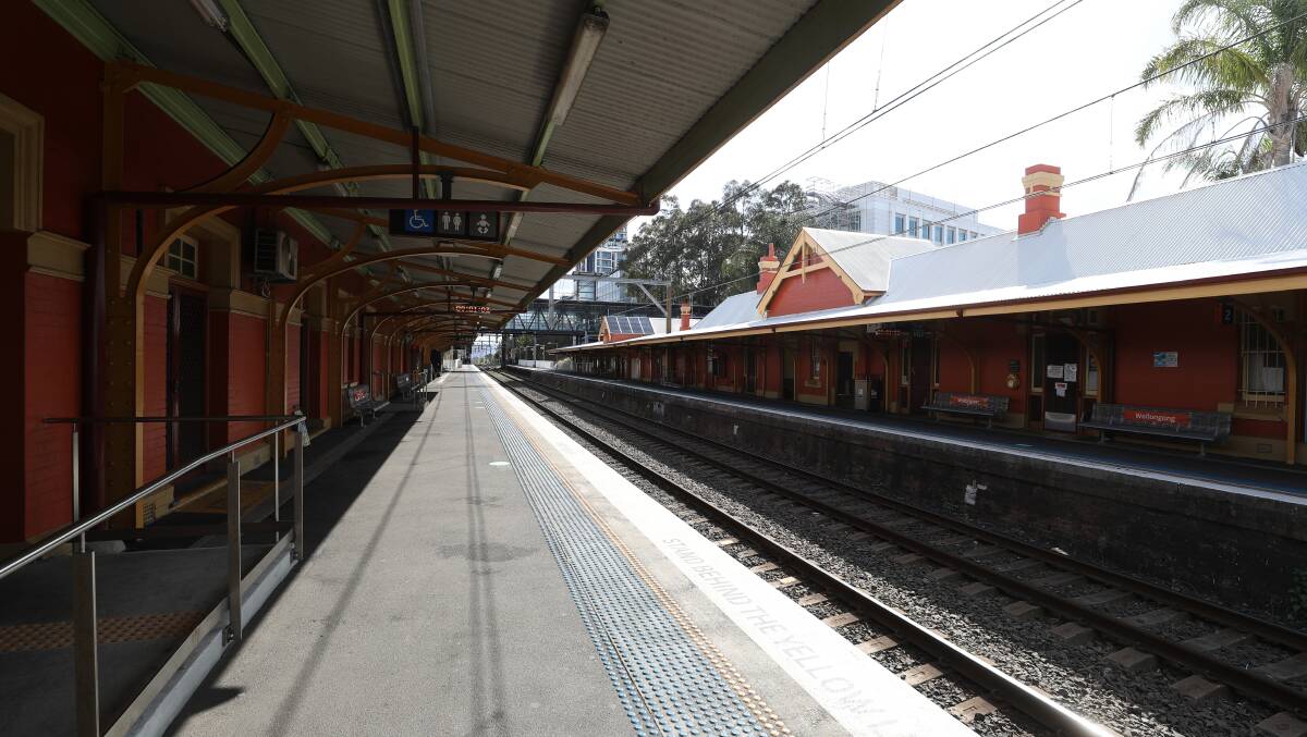 There will be no trains on the lines servicing the Illawarra on Wednesday, in response to a planned strike. Picture: Robert Peet