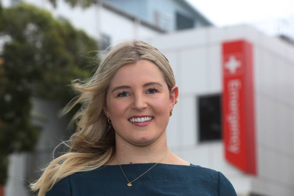 Dr Lucinda Beck is among the 69 junior doctors joining the Illawarra Shoalhaven Local Health District this year. Picture: Robert Peet