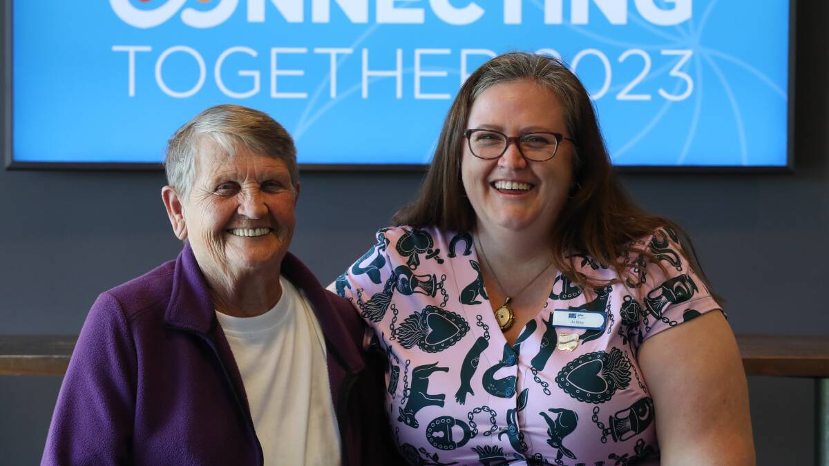 Ann Frankham and Jo Riley, members of the Illawarra Shoalhaven Suicide Prevention Collaborative. Picture by Robert Peet