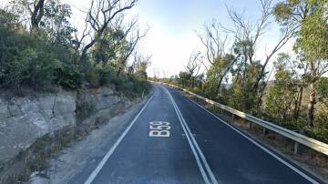 Chifley Road at Dargan, close to the crash site. Picture from Google Maps