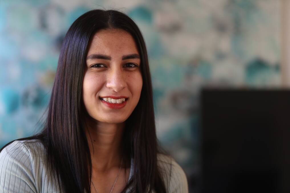 Zeinab Azimi moved to Australia from Iran as a 12-year-old and will soon become president of the Illawarra Rotaract Club. Picture: Robert Peet