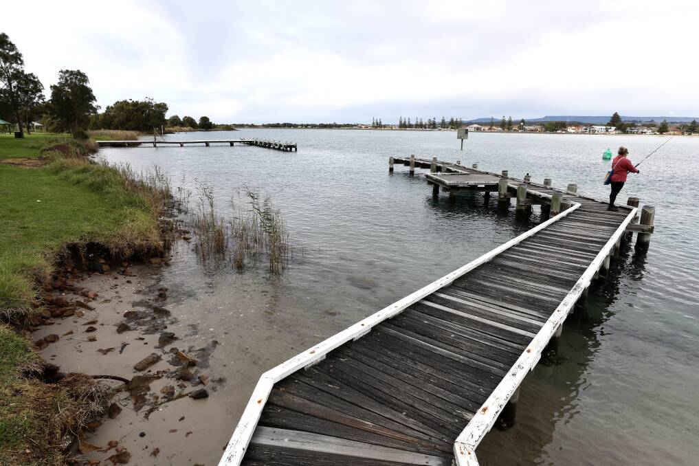 INVESTIGATION: Funding has been granted to look into erosion at Lake Illawarra. Picture: Adam McLean