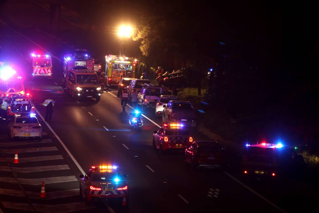 CRASH: The scene of the fatal collision. Picture: Sylvia Liber