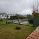 Wild winds caused damage to the fence at Pioneer Road Long Day Care Centre in Bellambi. Picture: Sylvia Liber