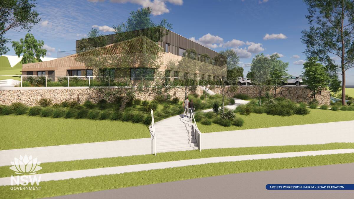 An artist's impression of the future Warrawong Community Health Centre. Picture supplied by the NSW government