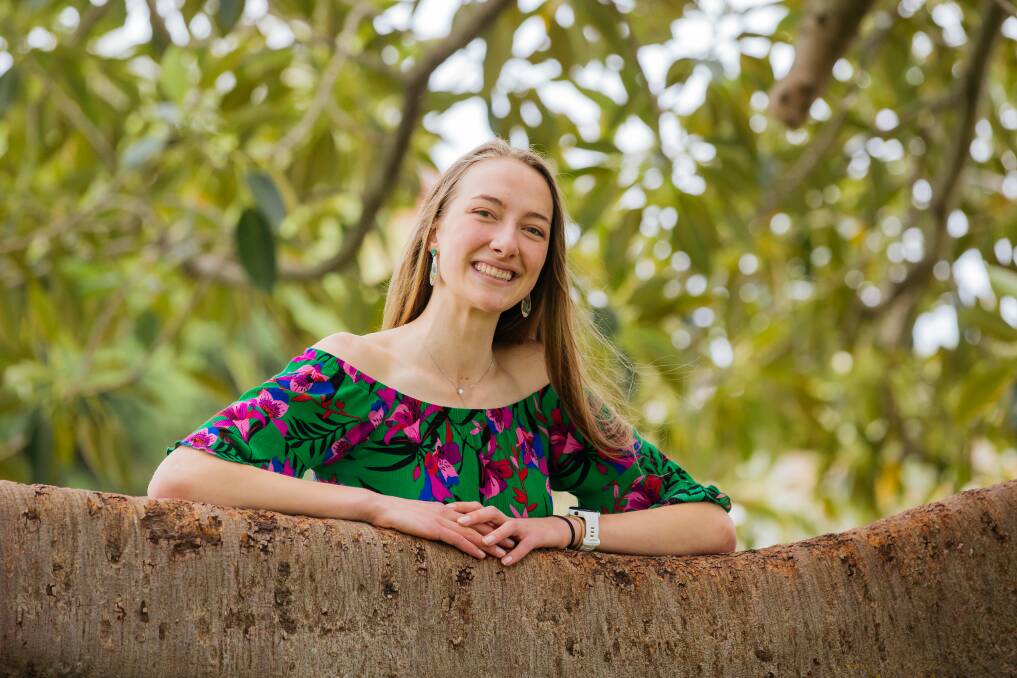 Smith's Hill High School's Annika Oakley received an ATAR of 99.75, the highest rank of any student at an Illawarra school. Picture: Wesley Lonergan