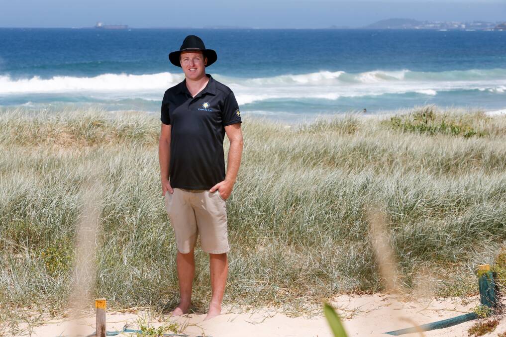RESCUER: Matt Lumby, captain of the Towradgi Surf Life Saving Club, helped a man who was bitten by a shark at Lake Macquarie at the weekend. Picture: Anna Warr
