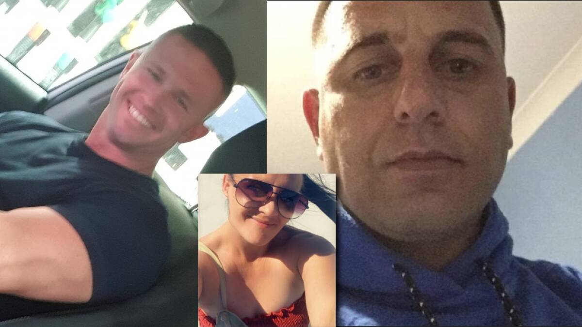 Cheyne Morley, Tara Clare and Ilo Ilievski are accused, along with Benjamin Walker, of kidnapping two men. Pictures: Facebook