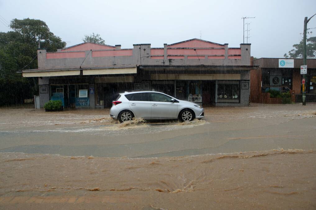 The Illawarra was hit by torrential rain last week that caused flooding in places like Bulli. Picture: Sylvia Liber