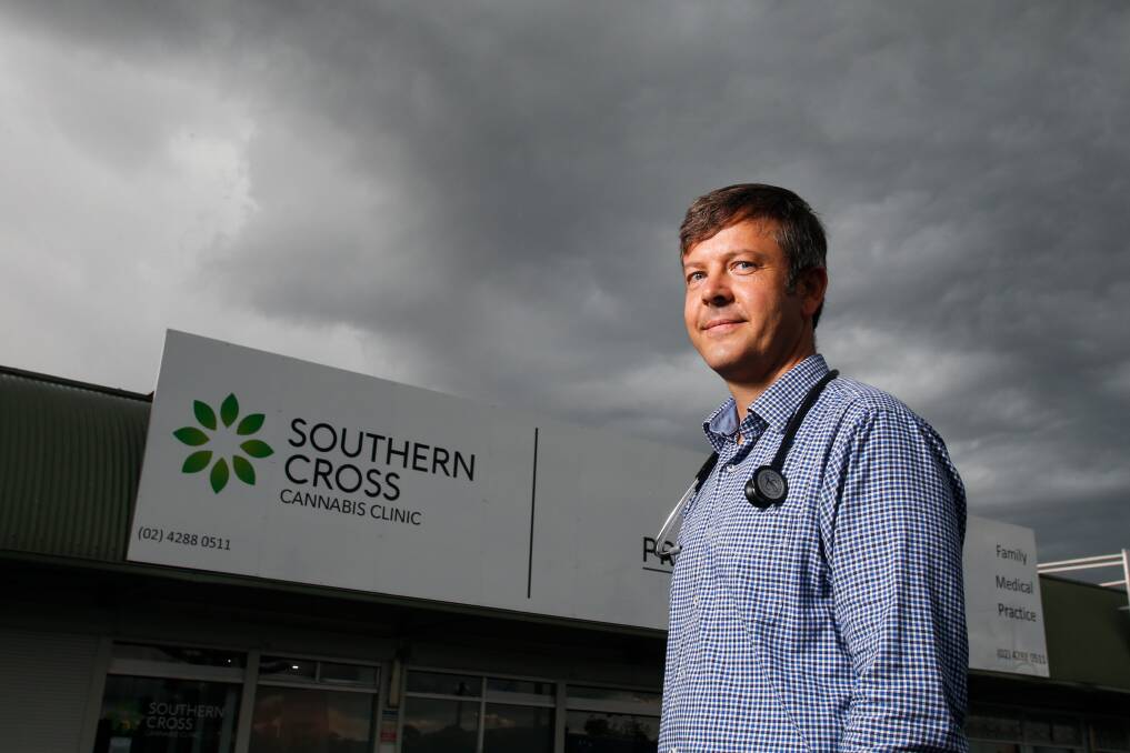NEW APPROACH: Dr Michael Mumford and Kasey Mumford have established the Southern Cross Cannabis Clinic at Dapto. Picture: Anna Warr