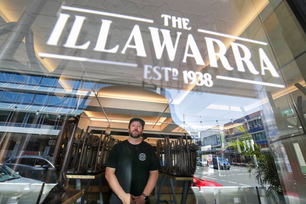 Ryan Aitchison has been forced to close up The Illawarra after two COVID cases among staff members. Picture: Adam McLean