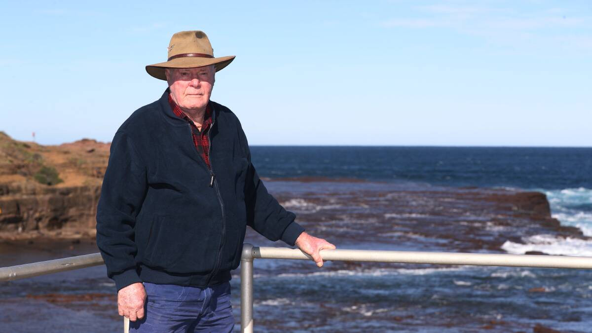 Longtime rock fisher Bede Potts says laws will help improve safety but it boils down to education and "bloody common sense". Picture: Robert Peet