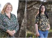 Sally Black and Shahira Mohseni are finalists in the Rotary Inspirational Women's Awards. Pictures: Adam McLean