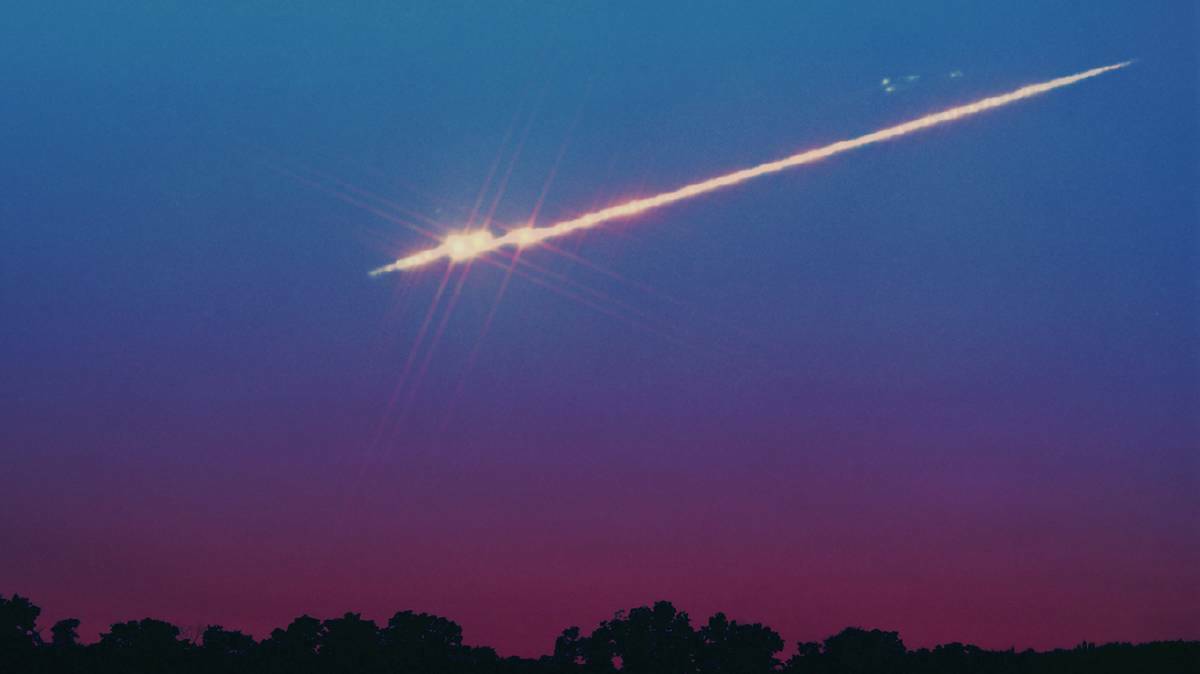 Meteor showers are basically the tail ends of comets.