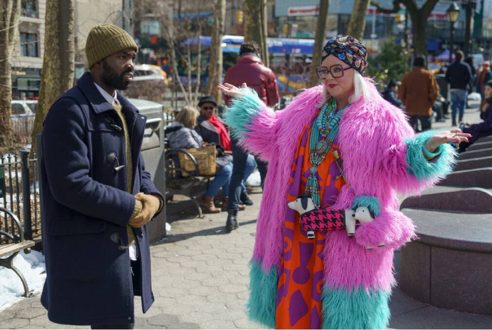 Paapa Essiedu and Melissa McCarthy in Genie. Picture by Stephanie Mei-Ling/Universal Pictures/Peacock