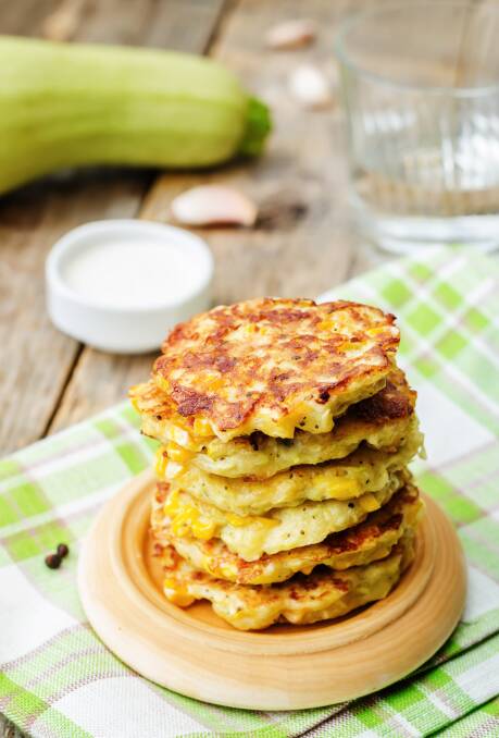 Corn fritters are a go to weeknight dinner in Dr Kate Gregorevic's household. Picture: Shutterstock 