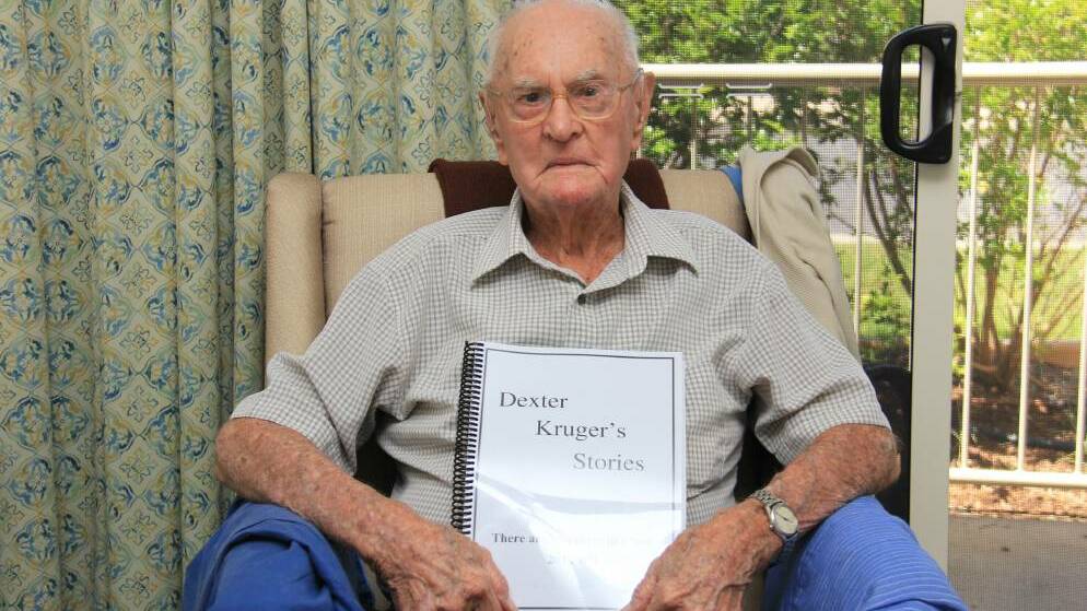 SUPERCENTENARIAN: Dexter Kruger is now Australia's oldest living man on record. Photo: Lucy Kinbacher.