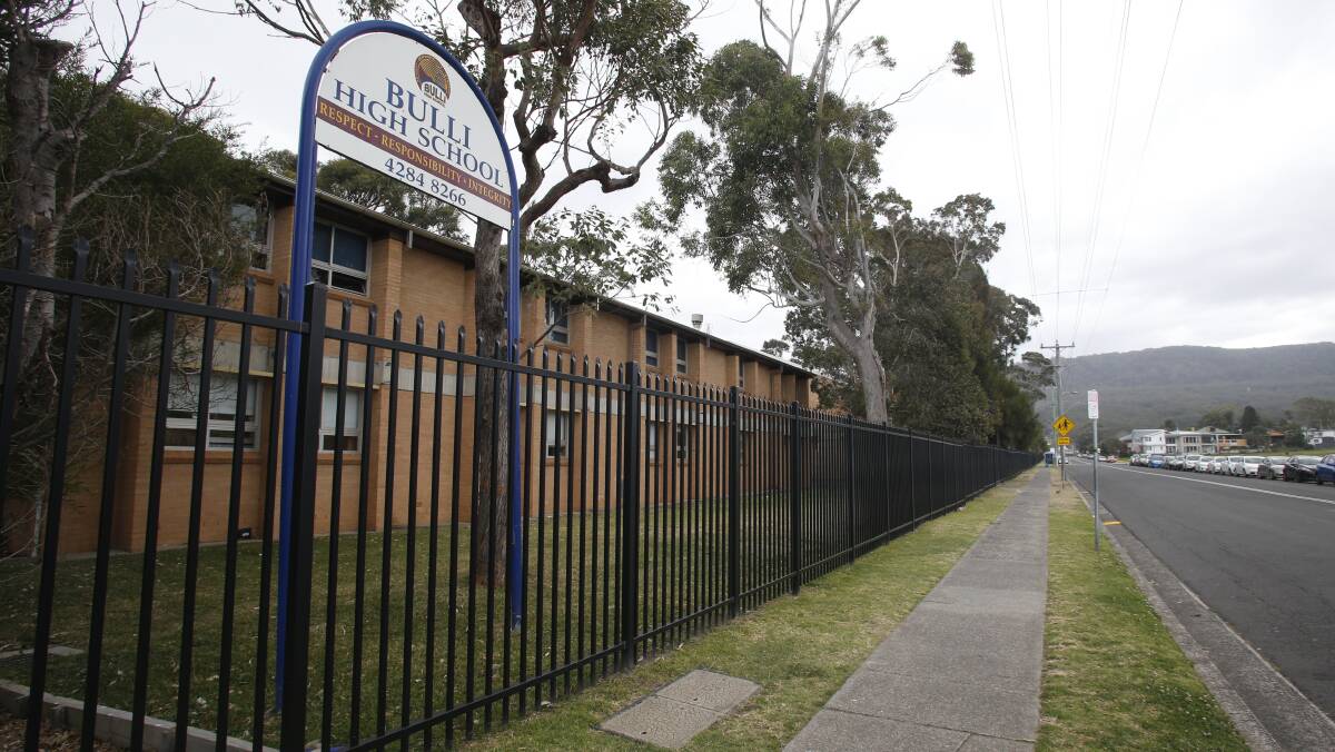 Asbestos register: Department of Education data reveals 'friable' asbestos has been found at half a dozen Illawarra schools, including Bulli High School. Picture: Anna Warr