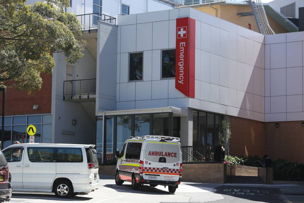Under pressure: A total of 6098 ambulances arrived at Wollongong Hospital's emergency department from January to March 2019. 
