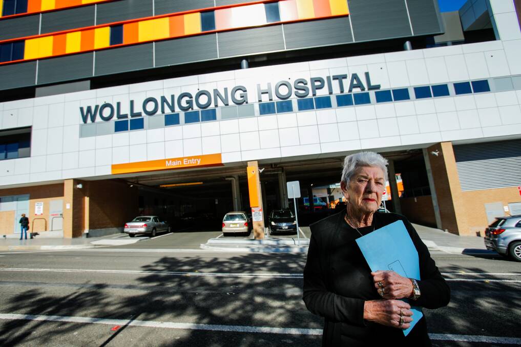 Illawarra Thoracic Committee chairwoman Fay Campbell said she will not stop fighting for thoracic surgery to be available at Wollongong's public hospital. Picture: Adam McLean