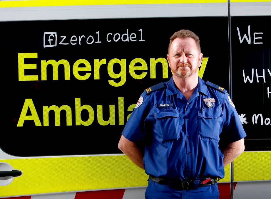 Failure to deliver: Illawarra senior paramedic Rod Hatton said his colleagues are disappointed that the state budget failed to boost the region's paramedic coverage. Picture: Adam McLean