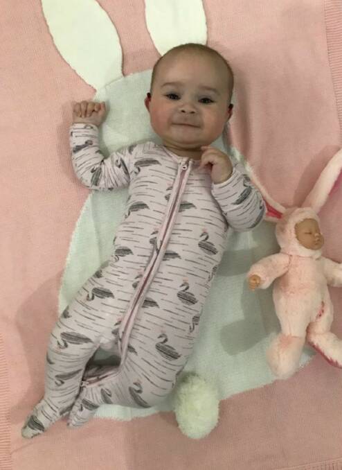 Ava Ryan has sensorineural hearing loss and will receive cochlear implants on August 17 to help her hear, speak and communicate effectively. Picture: Supplied