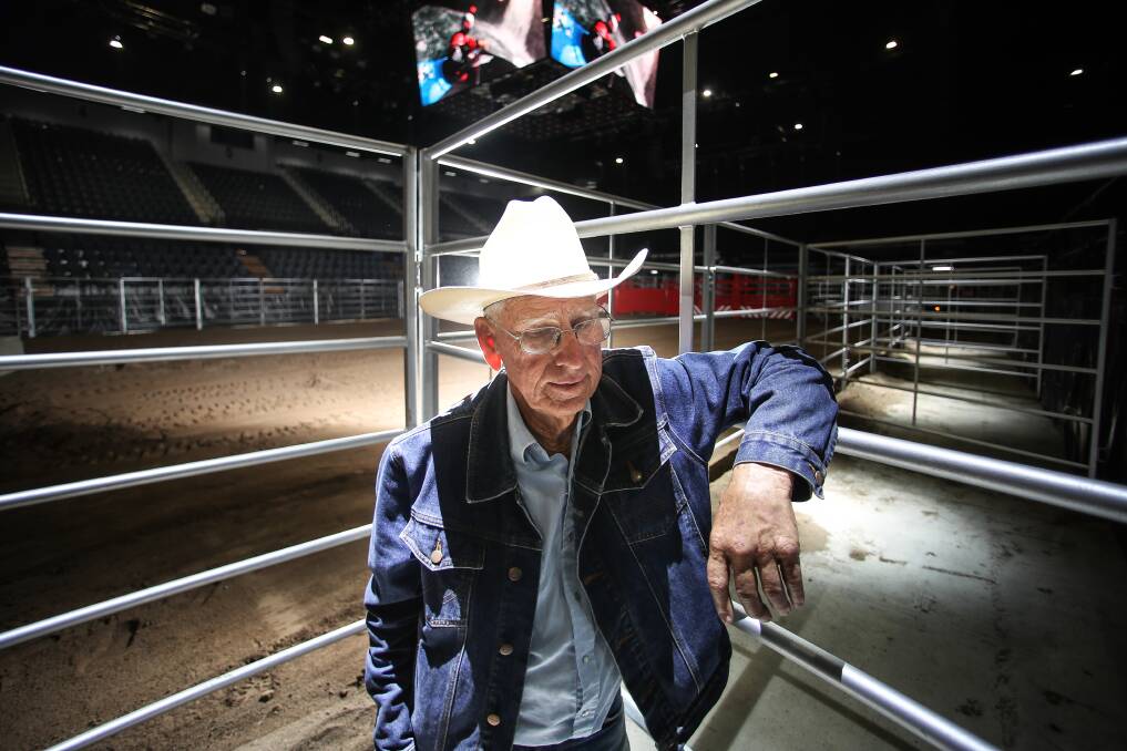 Rodeo royalty John 'Happy' Gill has provided the champion bulls for Rodeo 4 Life on Saturday night. Picture: Adam McLean