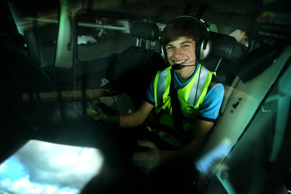 Teen pilot arrives in Wollongong after first leg of world record flight