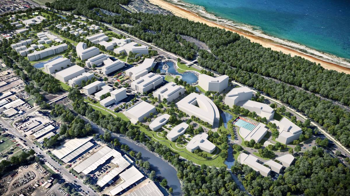 Artist's impression: The University of Wollongong and Lendlease will jointly design, develop and deliver the multi-million dollar Health and Wellbeing Precinct.