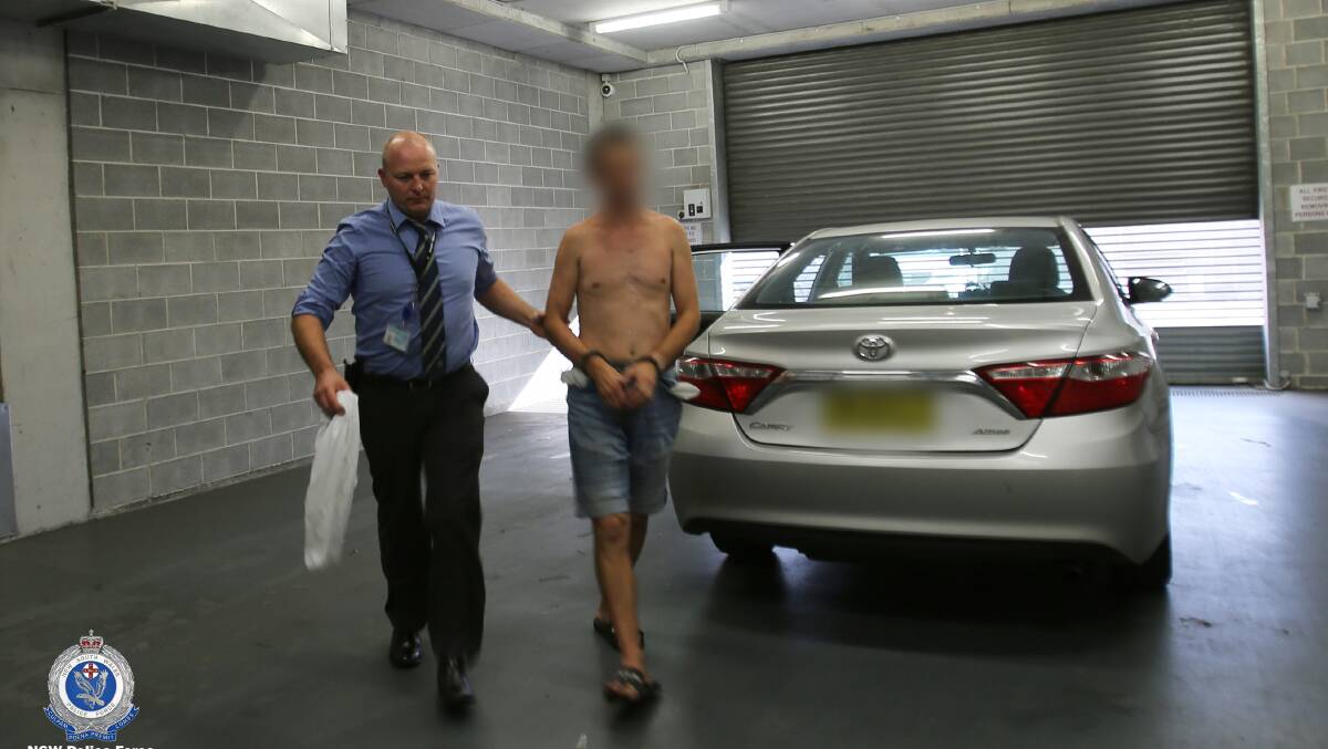 Detectives arrested the man outside a home in Port Kembla just after 6pm on Thursday.