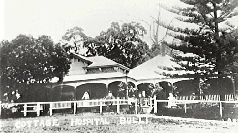 Bulli Cottage Hospital was officially opened in 1893. Picture: From the collections of the Wollongong City Libraries and the Illawarra Historical Society
