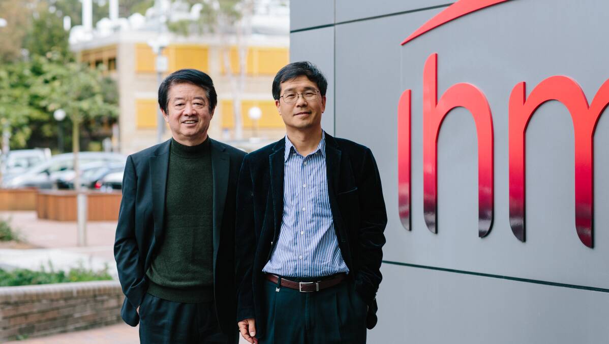 Drug study: IHMRI researchers Distinguished Professor Xu-Feng Huang and Professor Chao Deng from UOW’s Centre for Translational Neuroscience. Picture: Trudy Simpkin