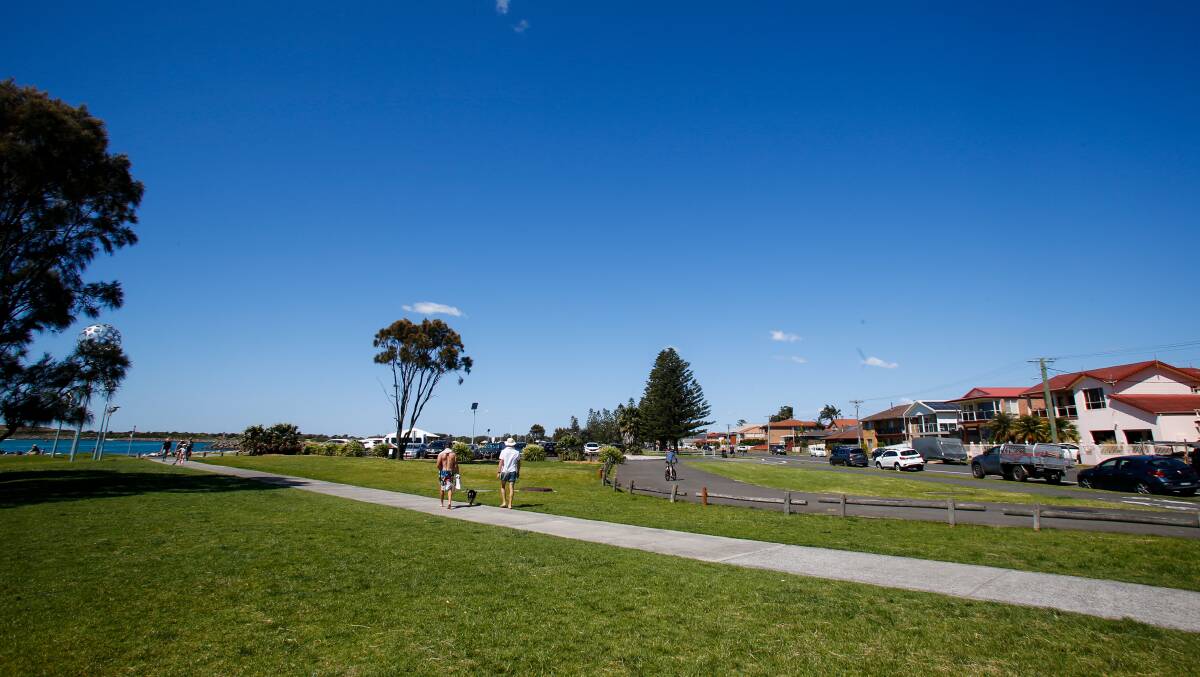 Foreshore future: Shellharbour City Council is considering tourist opportunities at Reddall Reserve, Lake Illawarra. Picture: Anna Warr.