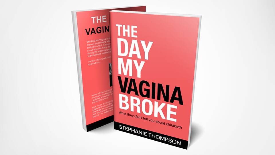 Novel approach: Writing her book, The Day My Vagina Broke, was a cathartic experience for Mrs Thompson. The book will be officially launched in November.