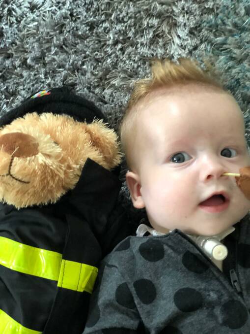 Eli has been diagnosed with neuroblastoma - a rare disease about 40 Australian children are diagnosed with each year.