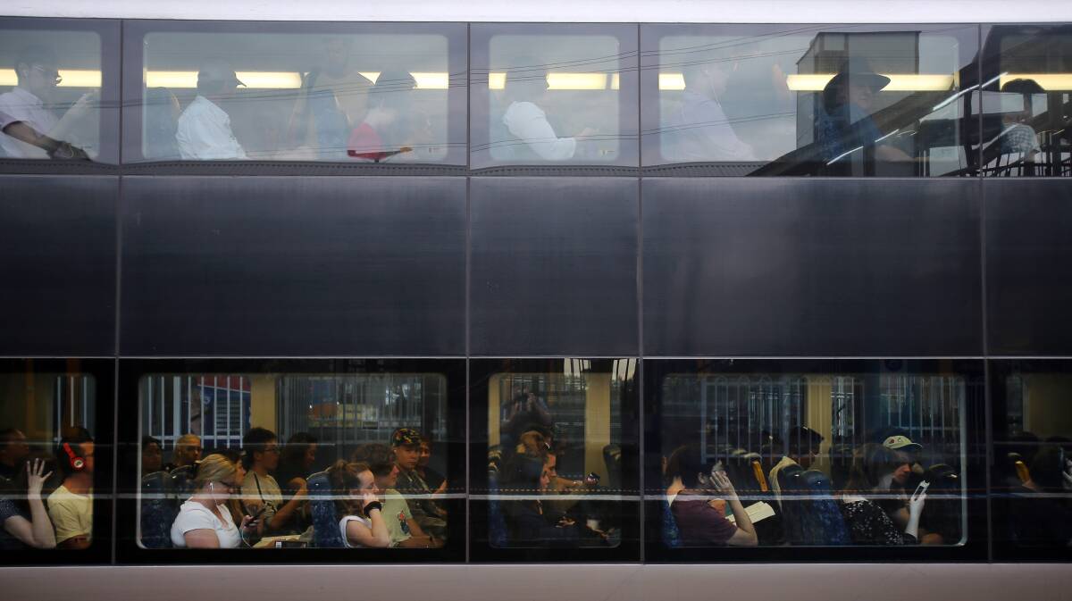 All change please: The daily commute to Sydney could be a thing of the past for many Illawarra workers thanks to changes forced on employers and employees by the COVID-19 pandemic. Picture: Robert Peet