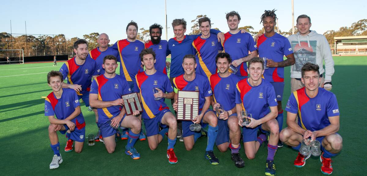Success: University celebrate winning the Illawarra premiership. Picture: Adam McLean