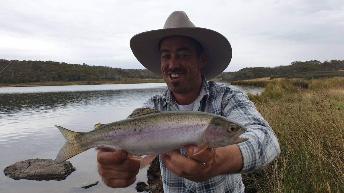 Dan Gamble travelled to the Alpine Lakes for this rainbow trout.