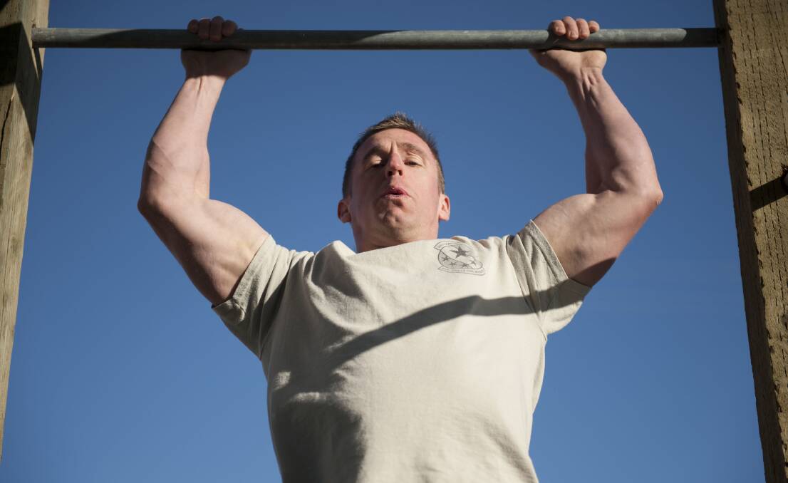 Exercise challenge: Chin-ups can give your back, biceps, core muscles and shoulders a really good workout.