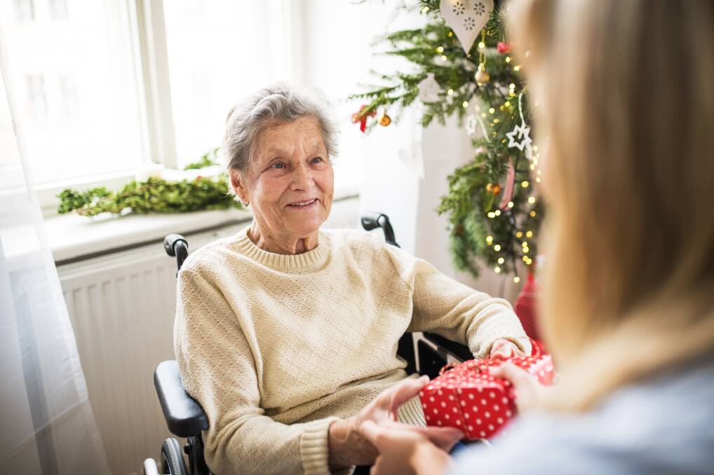Up to 40 per cent of people in residential care are never visited by a relative, even at Christmas. Picture: Shutterstock