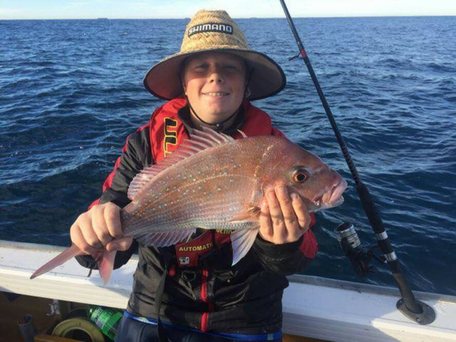 Snapper time: Mitchell Bonner with a nice local reddie from last week. (Photos submitted for publication should be high res - 1MB is ideal.)