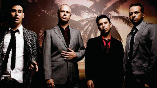 Grinspoon (pictured) and Hockey Dad team up for a gig at Waves, Towradgi on Friday night. 