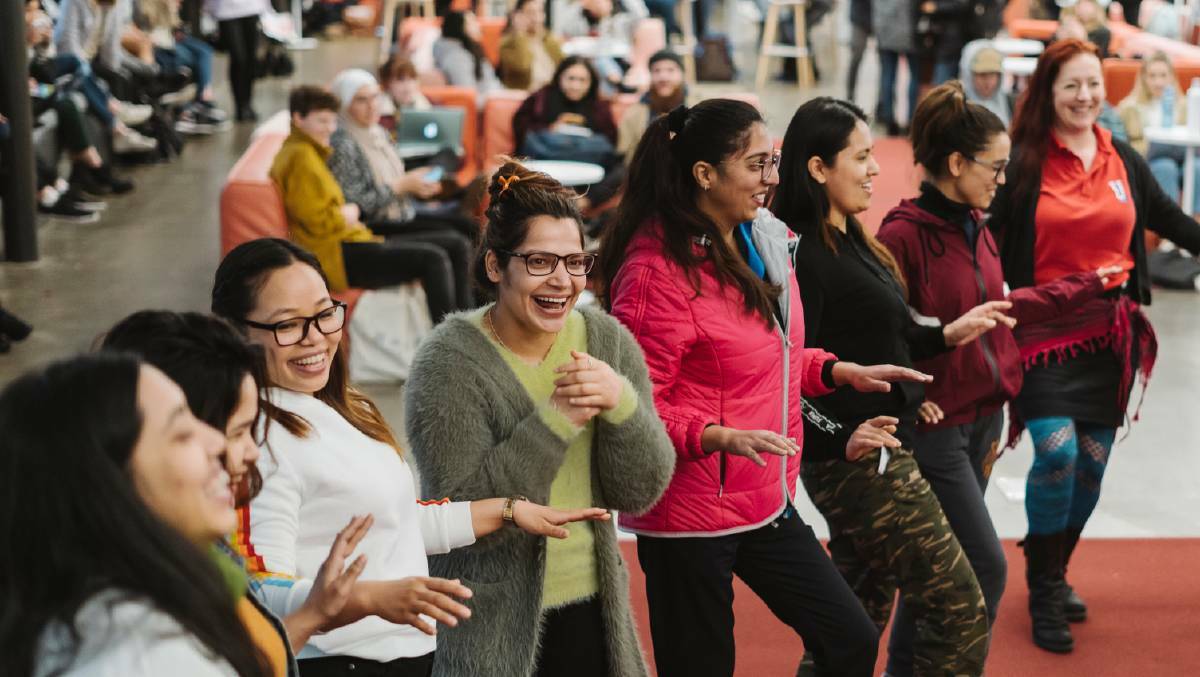 Welcome back: Students enjoy International Week at the University of Wollongong in 2019. Picture: Supplied