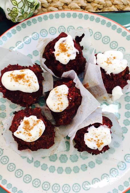 Beetroot muffins