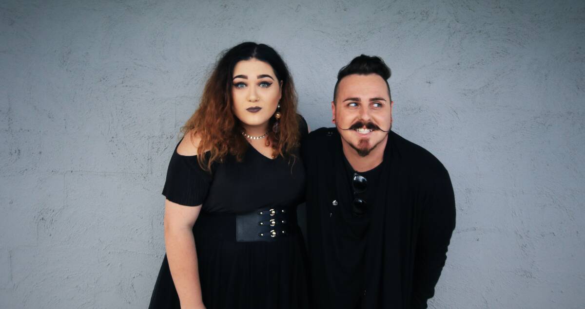 Dynamic duo: Vocalist Jessica Allen and multi-instrumentalist Sam Burrell are looking to broaden their unique brand of music with stunning visuals.