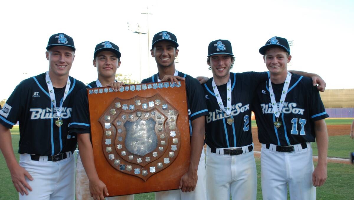 Champs:: Illawarra stars  Alex Osborne, Jacob Krkovski, Alex Fisher, Joel Thompson, Travis Xuereb helped NSW Country win the under 18 Baseball National Youth Championship.
