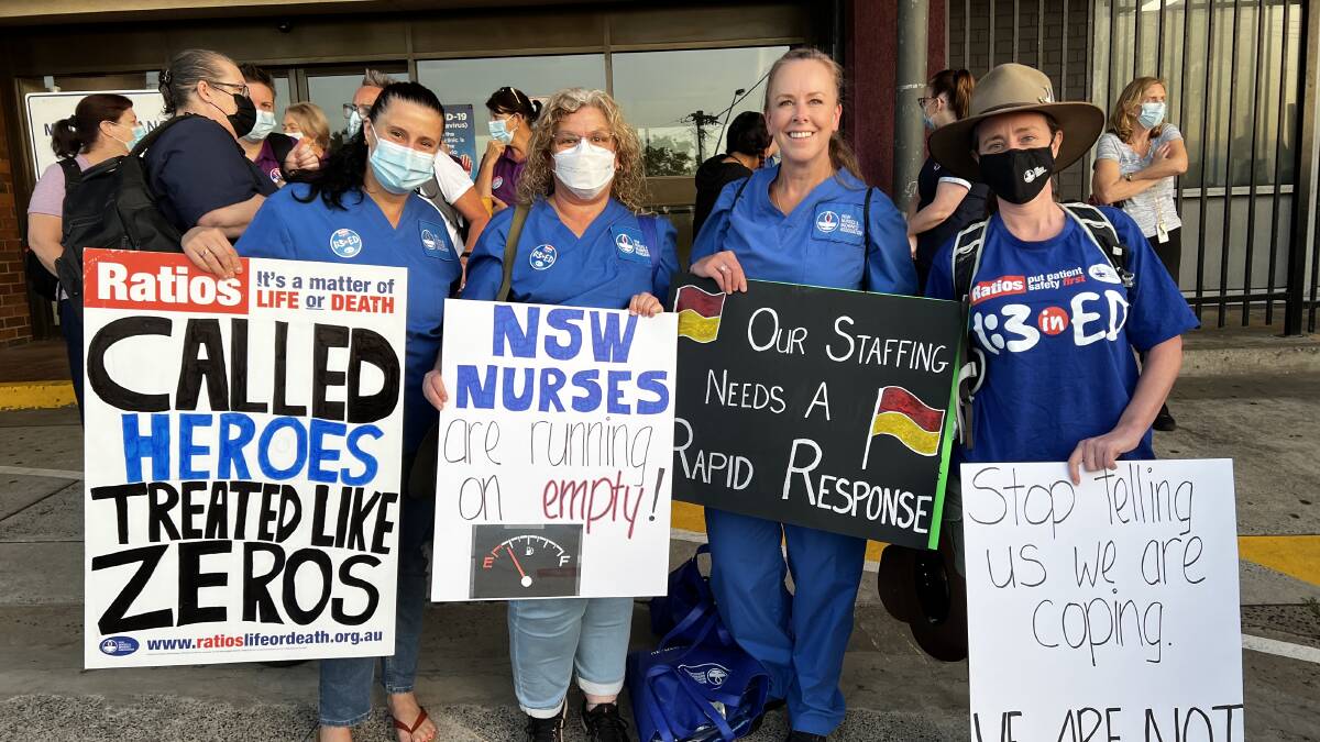 Goodwill over: fed-up Illawarra nurses want broken system fixed