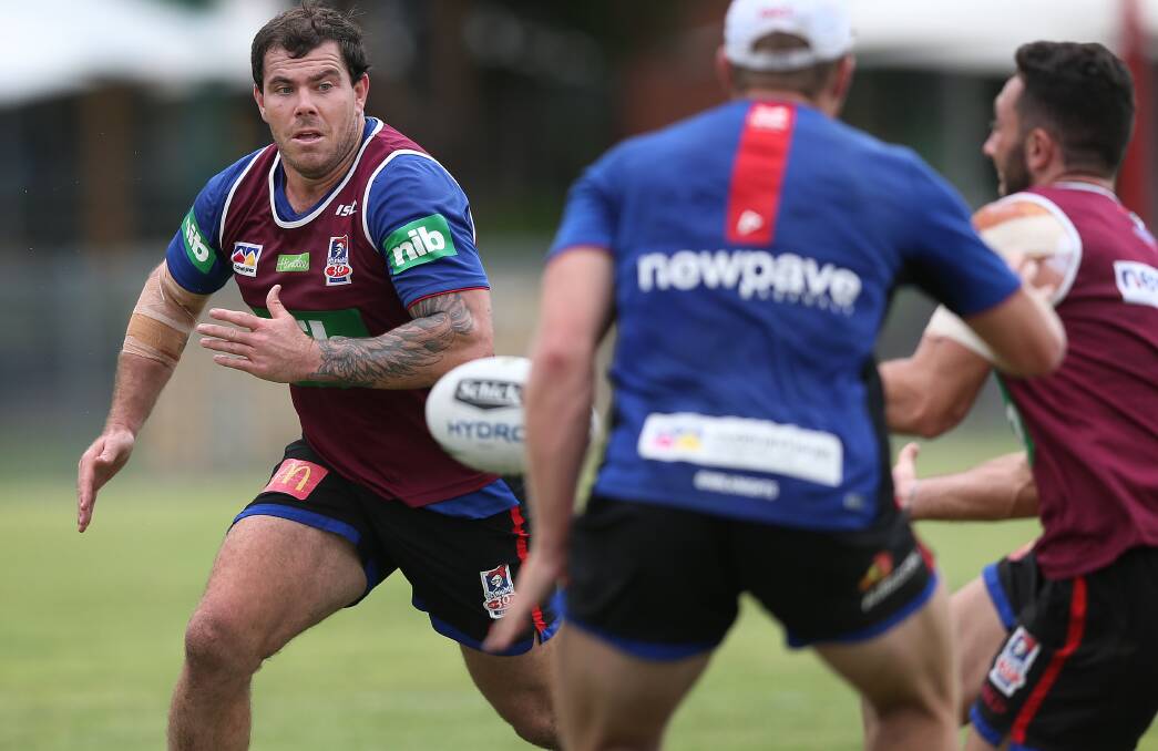 Former Newcastle Knights player Josh Starling will line up for the Shellharbour Sharks in this season's Group Seven competition. Picture: Newcastle Herald
