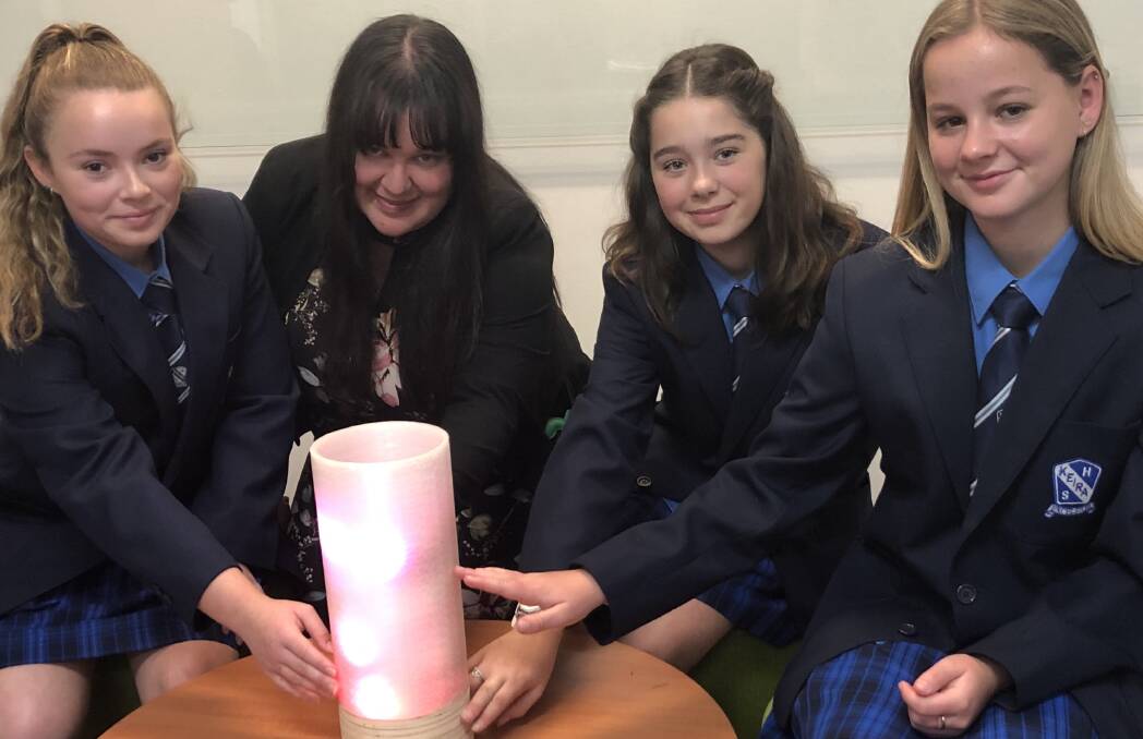 Illawarra teens shine a light on loneliness with start-up invention